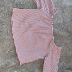 Long sleeved crop top